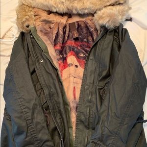 TIENFOOK Mens Parka Jacket